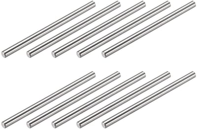 Dailygoods - 10 Stuks Pluggenpennen 5 mm x 80 mm van Roestvrij Staal