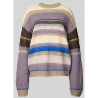Loose fit gebreide pullover met wol