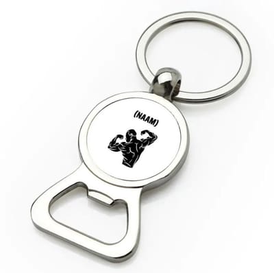 Akyol - bodybuilding met eigen naam flesopener - Fitness - bodybuilder - sport - 9 bij 3 cm