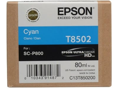 Epson T8502 inktcartridge cyaan (origineel)
