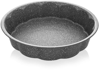Orion Granite - Taartvorm - Antiaanbak - Hittebestendig - Geribbelde Rand