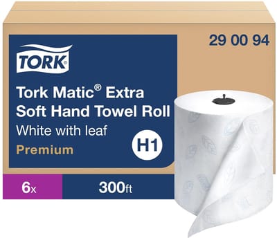Tork 290094 Premium Zachte 2-Laags Handdoekrollen Wit (6 stuks)