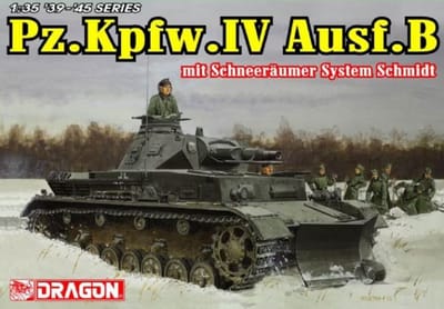 Dragon Modelbouwpakket Militaire voertuigen - 6764 Pz.Kpfw.IV Ausf.B w/Schneeraumer Plastic - 1:35 - Modelbouw