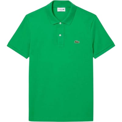 Lacoste Lichtgewicht piqué-poloshirt voor heren (Groen)