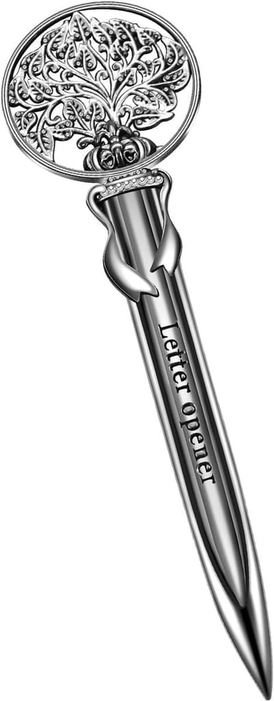 Briefopener - Enveloppeopeners voor Post, Pakketten en Papier - Veilige Enveloppenopeners met Scherpe Snijrand - Geschikt voor Alle Standaard Enveloppen - Handige Briefopeners voor Kantoor en Thuis - Zilverkleurig