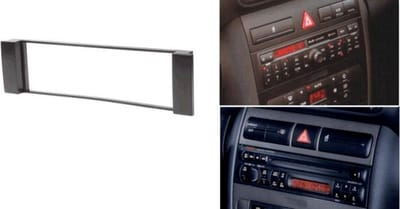 1-DIN AUDI A3 (8L) 2000-2003, A6 (4B) 2000-2001 / SEAT Toledo, Leon 1999-2005 / FIAT Scudo 2007+ frame Audiovolt 11-034