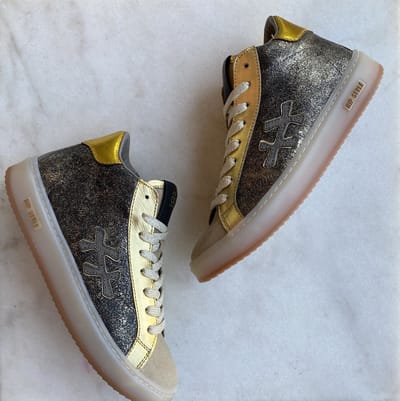 Hip sneaker goud maat 27