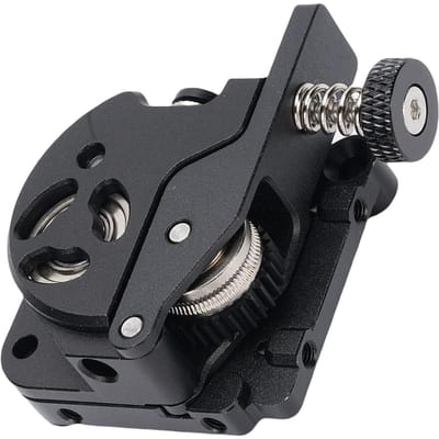 Extruder Geüpgraded Kit Geschikt voor CREALITY K1 K1 Max 3D Printer Dubbele Tandwiel Voeding Extrusie Ondersteuning Directe Aandrijving Volledig Metaal gray