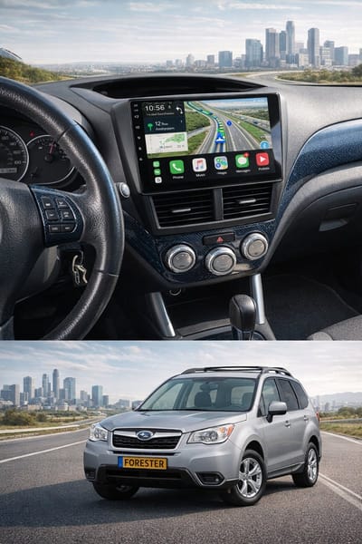 ADIVOX T1 9 inch geschikt voor Subaru Forester 2008-2012 Android 15 CarPlay/Auto/Wifi/RDS/DSP/DAB+