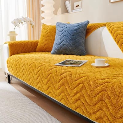 Haarkussen Winter Warm Warmteopslag Pluche Verdikt Bankovertrek Antislip All-Inclusive Hoes Stoffen Hoes Handdoek Kussen 70*70