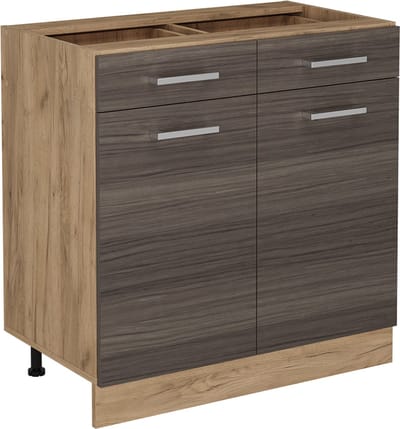Vicco R-Line Keukenonderkast – 80 cm zonder werkblad Edel grijs