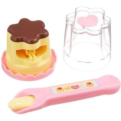 Voedsel Voeden Pudding Voeden Speelgoed Simulatie Rollenspel Aardbeienpudding Speelgoed Doe-alsof Spel Vroeg Onderwijs Speelhuis Speelgoed beige