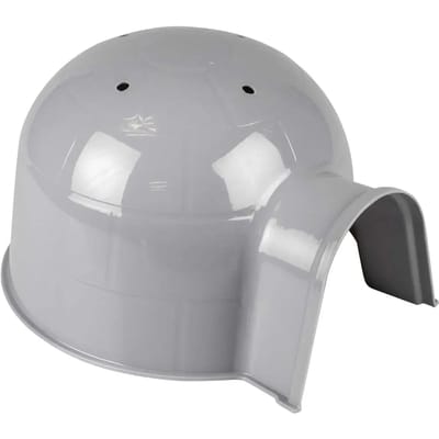 Duvo+ Iglo grijs schuil- en slaaphuis voor kleine knaagdieren | S 16 cm en L 25 cm Small - 16CM