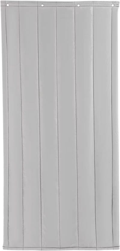 Deurgordijn - Vliegengordijn - Voor Winterisolatie en Privacy - Grijs 100 × 210 cm