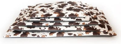 Comfort benchkussen bonfire koe bruin 90x60 cm