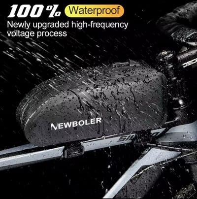 Newboler Fietstas – Waterdicht – 2L – Zwart – Aerodynamisch Frame Top Tube - H1.4