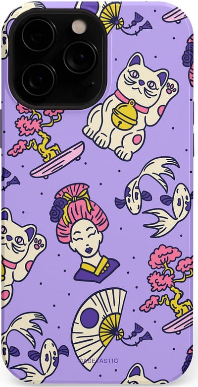Casetastic Hoesje Geschikt voor Apple iPhone 13 Pro Magsafe - Stijlvolle Beschermende Duo-layer Case - Bonsai