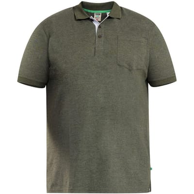 Duke Heren D555 Grant Pique Kingsize poloshirt 3XL kaki