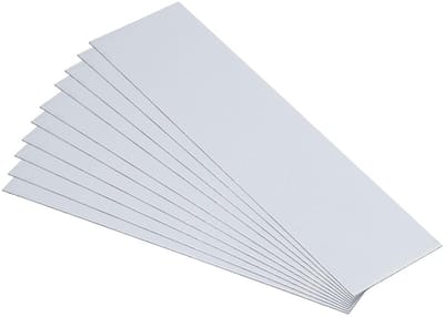 10x Dunne Verzinkte Stalen Platen voor Reparatie en Doe-Het-Zelf (10x3cm, 0.5mm Dik)