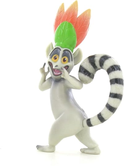 Comansi King Julien speelfiguur - Madagascar film poppetje - 8cm