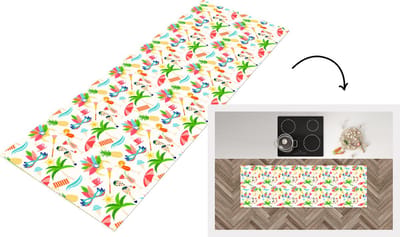 Keukenloper - Loper keuken - Patroon - Brazilië - Carnaval - 150x50 cm - Keukenloper vinyl