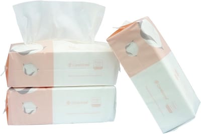 Extra Dikke Katoenen Gezichtswipes - Herbruikbare Droge Doekjes voor Gezichtsreiniging & Make-up Verwijdering