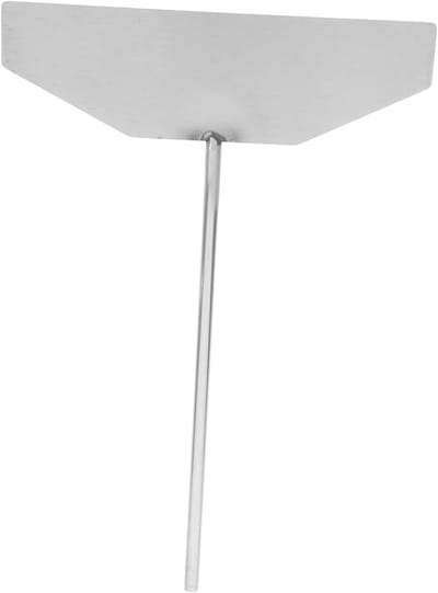 Pannenkoekenspatel - Crêpespatel Flipper - Pannenkoeken Bakken - Speciaal voor Crêpepannen - 20 x 13 cm - Zilver