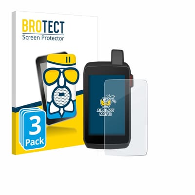 BROTECT - Screenprotector voor Garmin Montana 700 / 700i / 750i - Folie Beschermfolie Beschermglas matte 3 Stuks