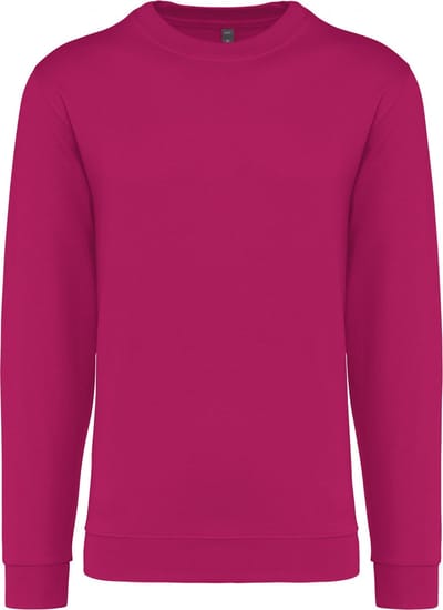 Sweater 'Crew Neck Sweatshirt' Kariban Collectie Basic+ maat S Fuchsia