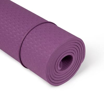 Rubbermagazijn - Yogamat - Violet - 183x61cm - Fitnessmat - Dikte 6mm