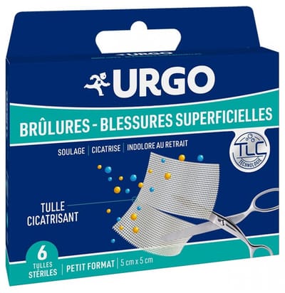 Urgo Brandwonden en Oppervlakkige Wonden 6 Steriele Tulles