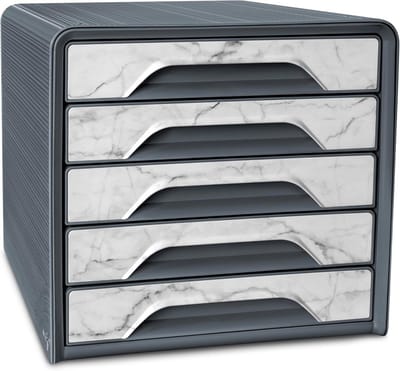 Opbergblok Organizer met 5 Laden voor Documenten en Bureauaccessoires