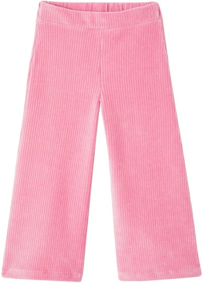 Vertbaudet Wijde, fluwelen broek voor meisjes