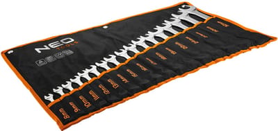 Steek/ringsleutelset 17dlg Neo 09-753
