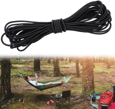 Dailygoods - Rubberen Touw 4mm x 10m - Elastisch Koord voor Diverse Toepassingen