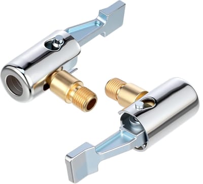 2 Pcs Car Valve Lever Plug Air Chuck - Compressed Air Tyre Filler Nip - Portable Tire Air Liner Lever Plug for Tire Valves