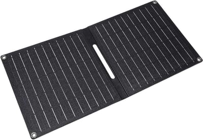 Draagbaar Zonnepaneel - Opvouwbaar Paneel - Outdoor Opladen - Type C USB Output - 32W Vermogen - Zwart