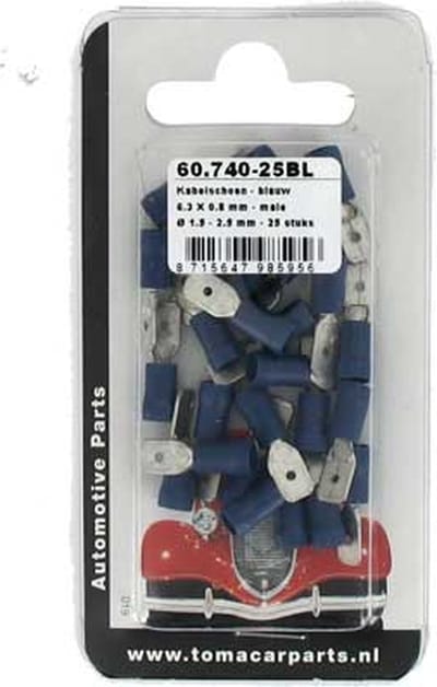 Kabelschoen 6.x0.8 mm 25 stuks blister