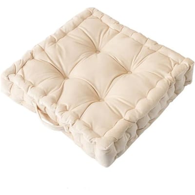 Kantoor stressverlichting taillekussen billen Schoonheid meditatie billen stoelkussen Nederlands pluche verdikt 38x38x8cm white