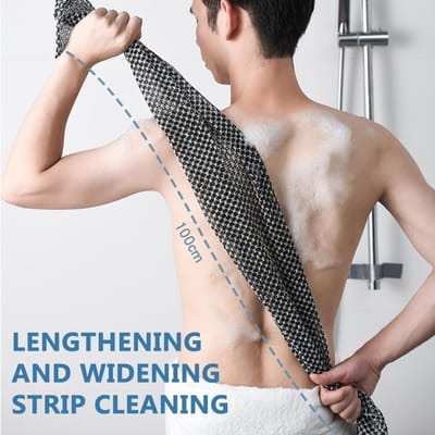 Exfoliërende rugscrubber Exfoliërende lichaamsborstel Rugreiniger Rugscrubber Handdoek voor de douche
