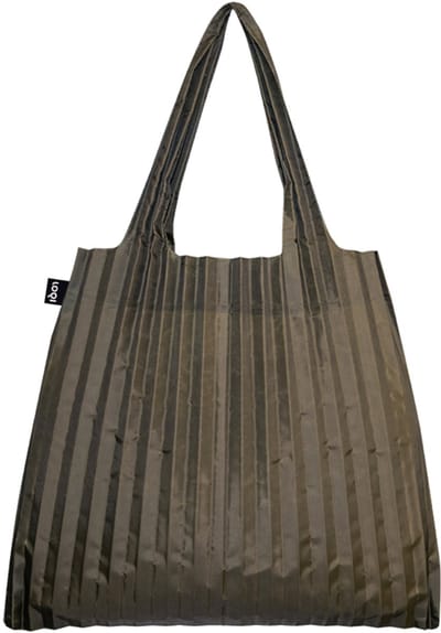 LOQI Bag Large - Pleated Olive gerecycled