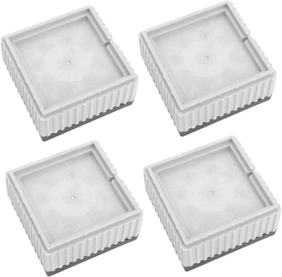 Wasmachine Voetstukken - Verhogers Anti-Vibratie - Apparaten Stabiliseren - Schokabsorberend Geluiddempend - 7x7x3.5cm - Diverse Kleuren