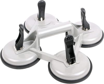 Zuiglip aluminium - Zuignappen set - Ramen verplaatsen - Hoge draagkracht - Tot 180 kg