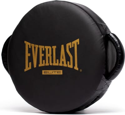 Everlast Elite Round Punch Shield, Black, O/S