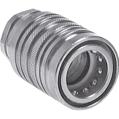 Stalen DN 10 Hydraulische Koppeling Snelkoppeling 12 mm L Knelring ISO 7241-1 A/8434-1 D 17.3mm