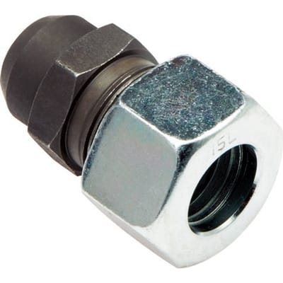 6L & 10mm Gefosfateerd Stalen Rechte Snijringkoppeling Lasverbinding 315bar ISO 8434-1 [2 Stuks]