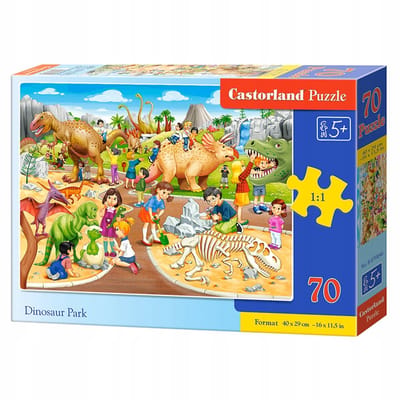 Castorland Puzzel 70 Stukken - Dinosaurus Park