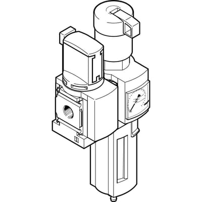 Festo Luchtverzorgingsunit G1/2'' 0.5-7bar 5500l/min 40µm - 8042672 - P2WFP