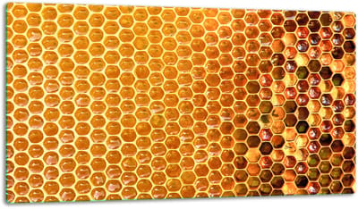 TMK ArtDeko Serie - Glazen Snijplank - 52x30 cm - Inductie Geschikt