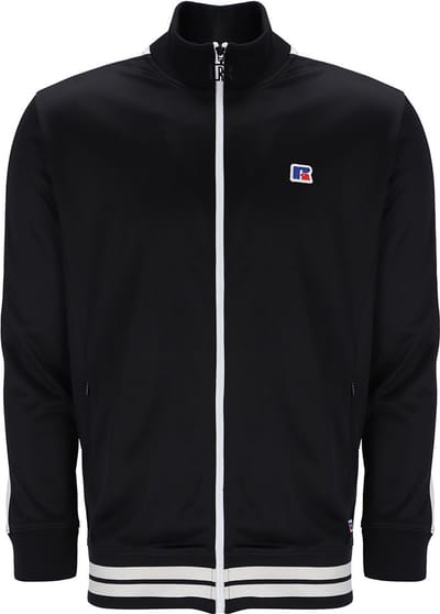Russell Athletic E36202 Sweatshirt Met Rits Zwart S Man